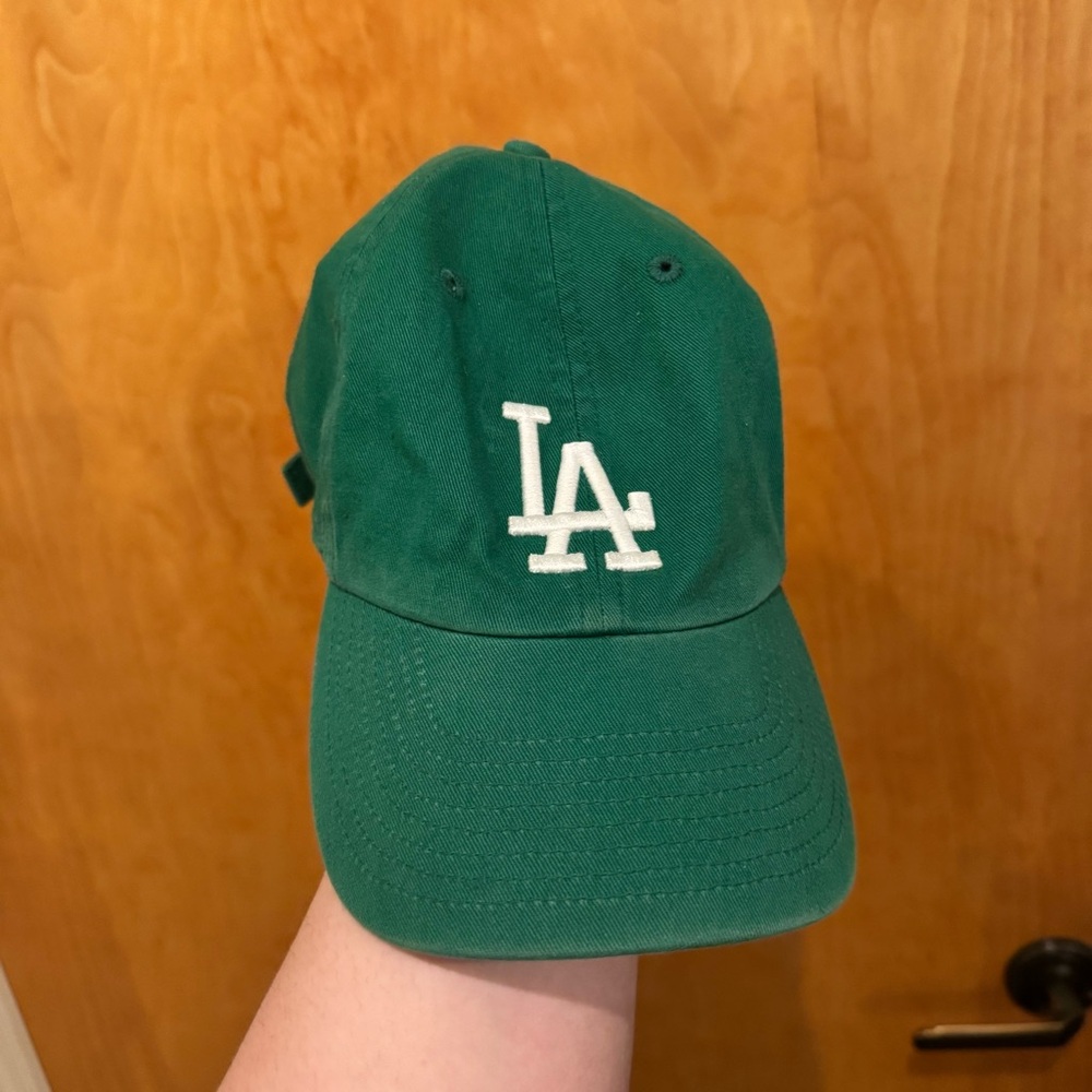 Green LA Dodgers Baseball Hat